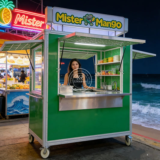 Food Truck for Sale Europe Mobile Food Kiosk Catering Trailer Fast Food Truck Coffee Stall Concession Food Trailer for Sale