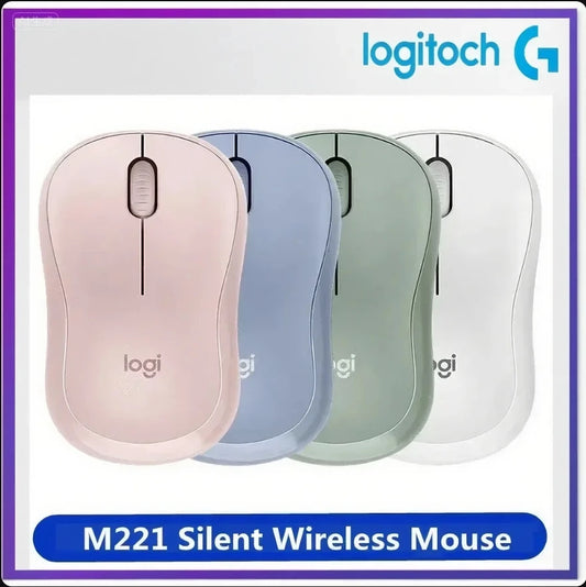 Logitech M221 Silent Wireless Mouse for Laptop, PC – USB Portable, Office & Home Use, Comfortable, Reliable, Plug-and-Play