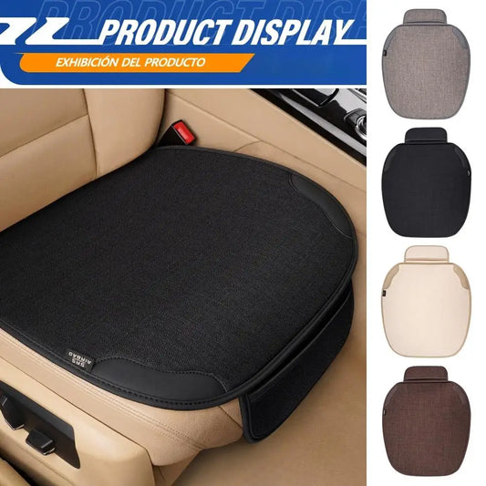 1PCS Car Breathable Flax Seat Cover Four Seasons Universal Front Protector Covers Interior Protect Chair Seat Cushion Auto Tools