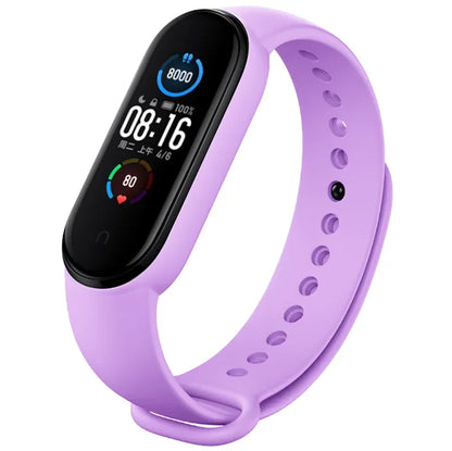 Silicone Watch Straps For Xiaomi Mi Band 7 6 5 4 3 Wristband sport Bracelet Wrist MiBand 3/4 band5 band6 Smartwatch Accessories