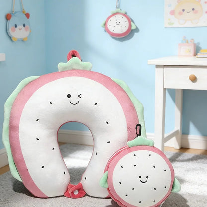 Cartoon U-shaped Pillow Travel Portable Aircraft Pillow Creative Neck Pillow Soft and Comfortable Nap Neck Pillow