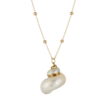 Bohemia Conch Shells Necklace Sea Beach Shell Pendant Necklace for Women Female Shell Cowrie Summer Party Gifts Jewelry choker