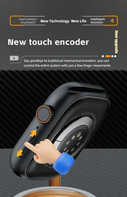 5G Smartwatch Global Version 2.29 Inch AMOLED Display with 180 Degree Rotating Camera Supports SIM Card WiFi GPS Video Calling