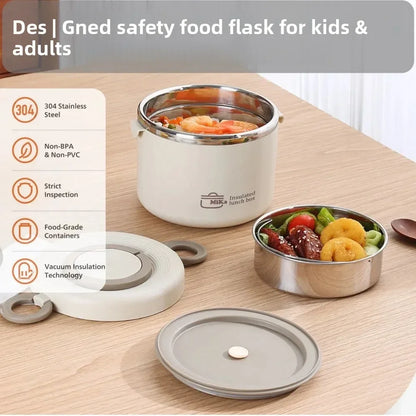 1100ml Bento Lunch Box Food Containers Thermal Jar Insulated Soup Cup Thermos Stainless Steel Keep Hot Lunch Boxes Thermo