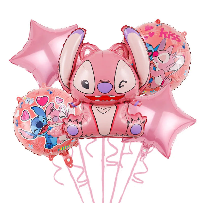 Disney Stitch Birthday Party Balloons Lilo & Stitch Balloon Sets Baby Shower for Kids Birthday Party Decorations Supplies Gifts