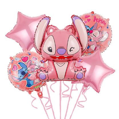 Disney Stitch Birthday Party Balloons Lilo & Stitch Balloon Sets Baby Shower for Kids Birthday Party Decorations Supplies Gifts