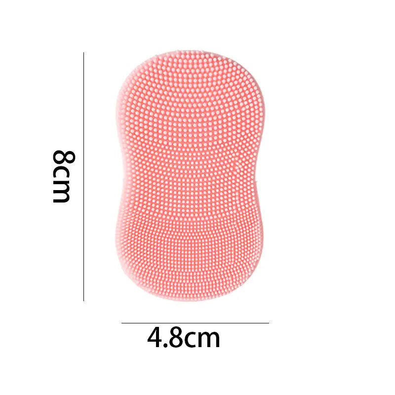 Soft Silicone Facial Cleansing Brush Face Exfoliator Blackhead Acne Removal Face Scrubber Manual Facial Cleansing Brush Skincare