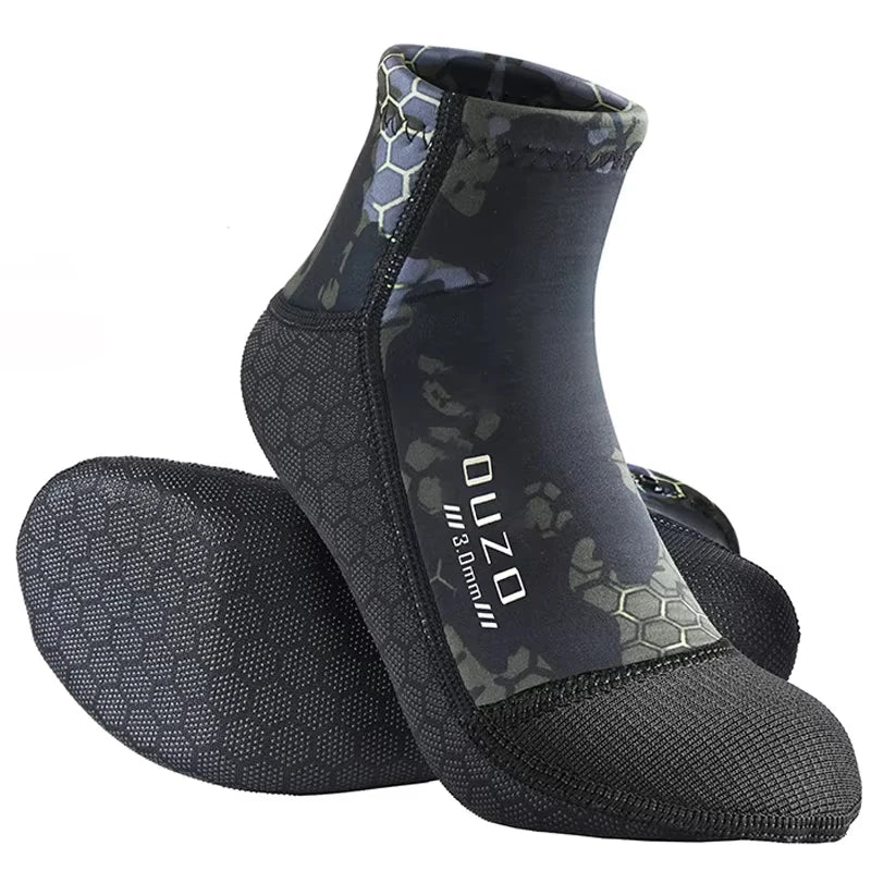 New 3MM Neoprene Diving Socks Shoes Water Boots Non-slip Beach Boots Wetsuit Water Socks Snorkeling Surf Sand Proof Warm Socks