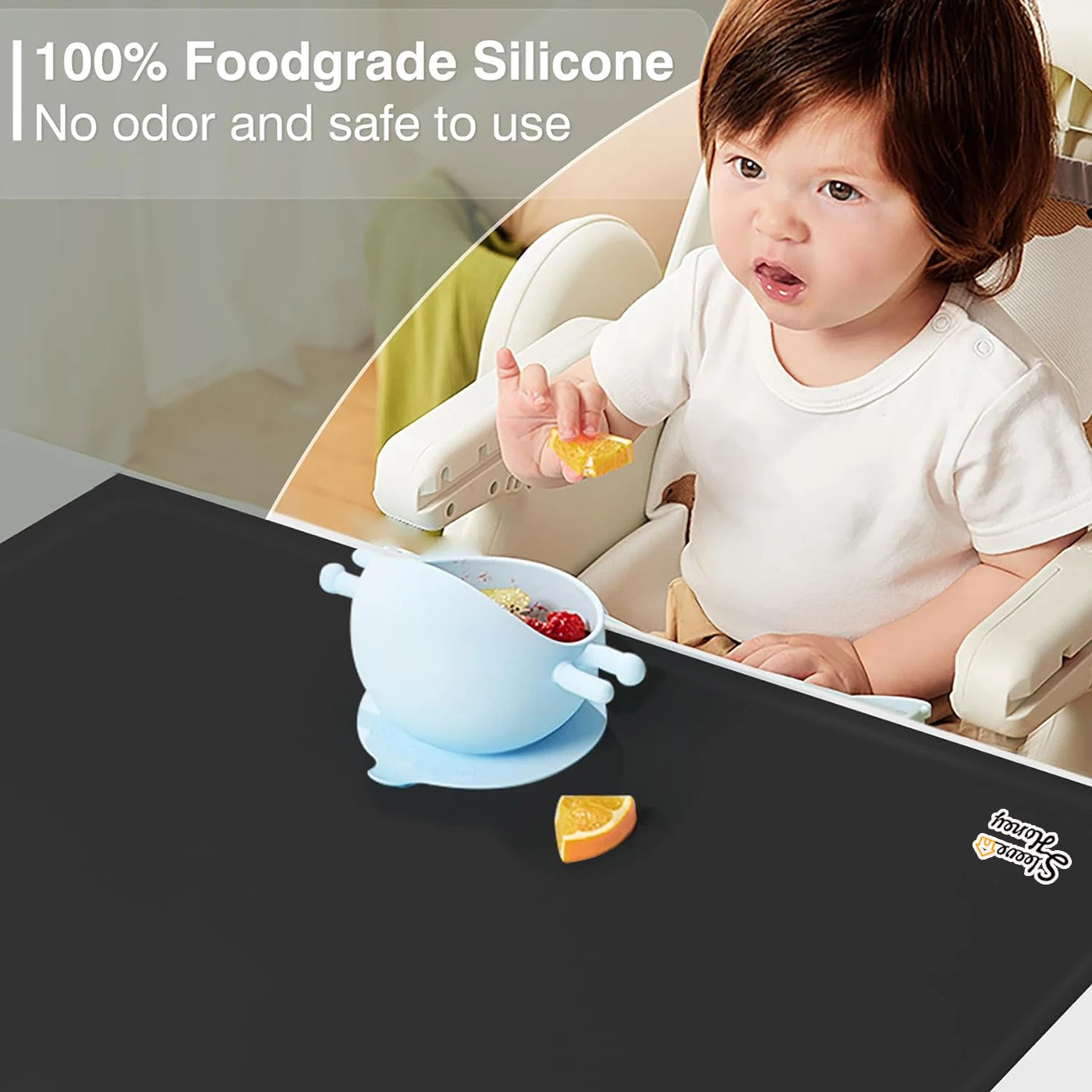 100cm Extra Large Silicone Mat Placemat Vinyl Table Heat Insulation Anti-Slip Washable Kitchen Dining Countertop Protector Pad