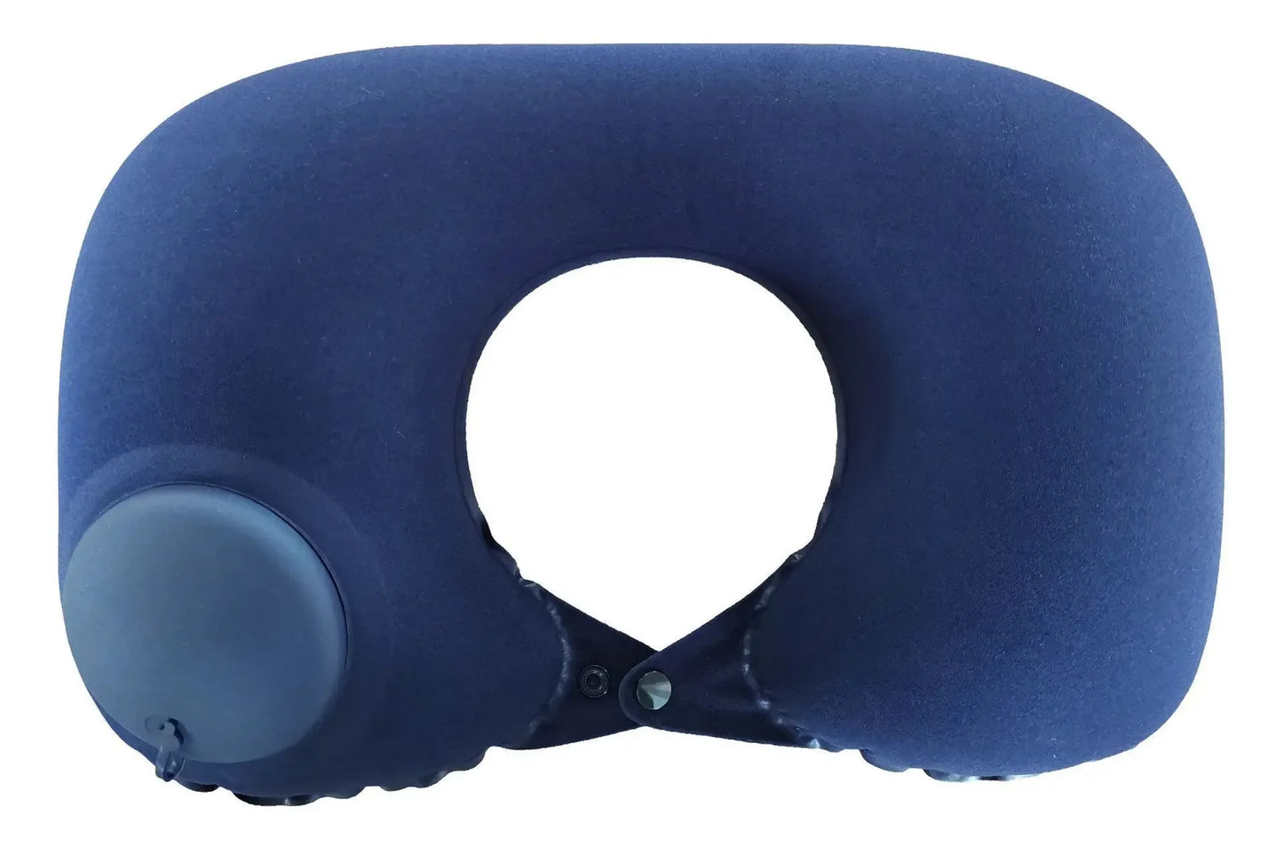 Car Portable Neck Protection U-shaped Compression Inflatable Pillow, Outdoor Nap, Camping, Travel Flocking PVC Airplane Pillow