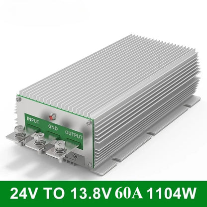 power converter 24V to 13.8V 50A 60A 80A 100A voltage reduction module car radio adapter 24V to 12V audio amplifier Waterproof