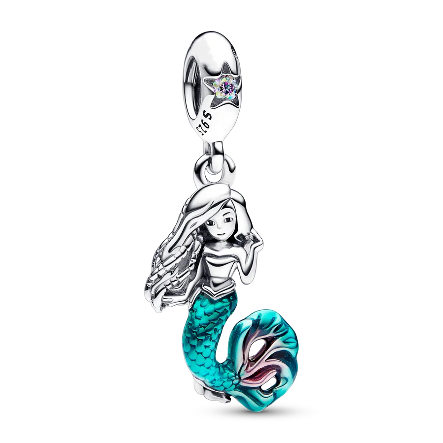 Disney Plata De Ley 925 Silver Charm Monster Activity Flowers Pendant Beads Original Women Bracelets Bangles DIY Jewelry Gift