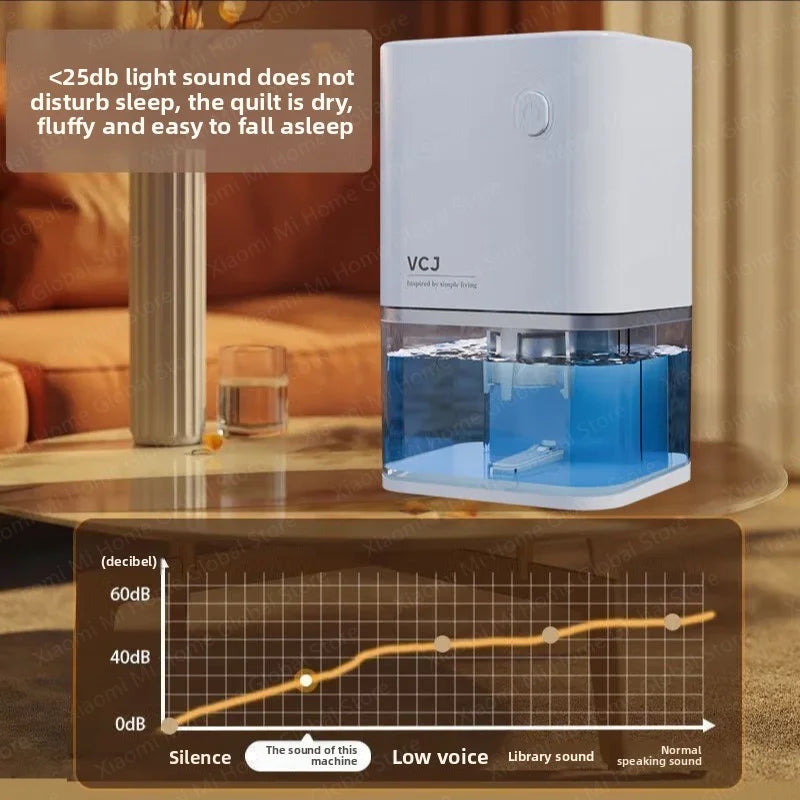 Xiaomi Youpin Dehumidifier Portable Mute Moisture Absorbers Machine Air Dryer Deodorizer Dryer Dehumidifier Home Dehumidifier Mi