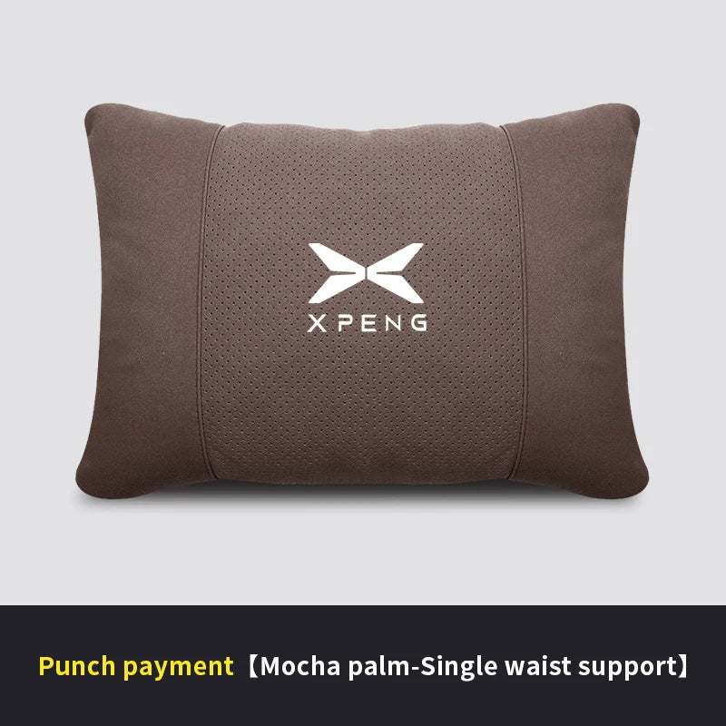 XPENG P5 P7 G3 G6 G9 X9 N5 F57 BETA Car Headrest Neck Support Seat Lumbar Cushion Breathable Soft Neck Pillow Auto Accessories