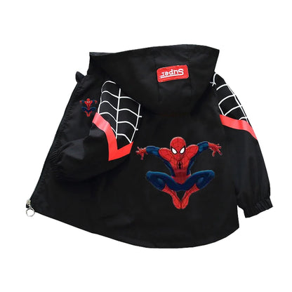 Sanrio kuromi Children Girls Hooded Jacket Coat 2026 Autumn Baby Boy Cartoon Cars Long Sleeve Casual Clothing Kids Outerwear