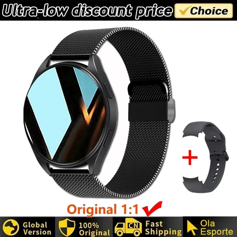 Smartwatch Women Watch 6 Health Monitoring Watch Waterproof Voice Assistant Bluetooth Call Smart Watch 2025 New Sports Watch