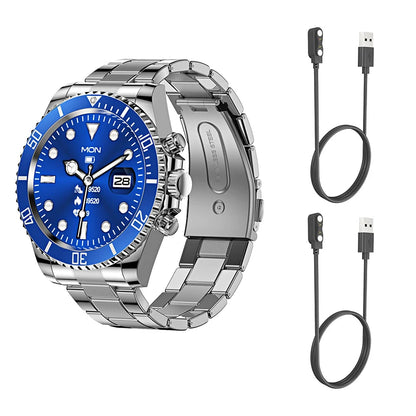 Smart Watch Man Smartwatch AW12 high-end luxury 2024 Android IOS Korean Support Steel Connected Replica Miltary pk gts4 global