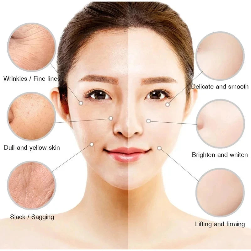 Retinol Collagen Remove Wrinkle Face Set Firming Lifting Anti-aging Serum Fade Fine Lines Eye Stick Improve Puffiness Skin Care