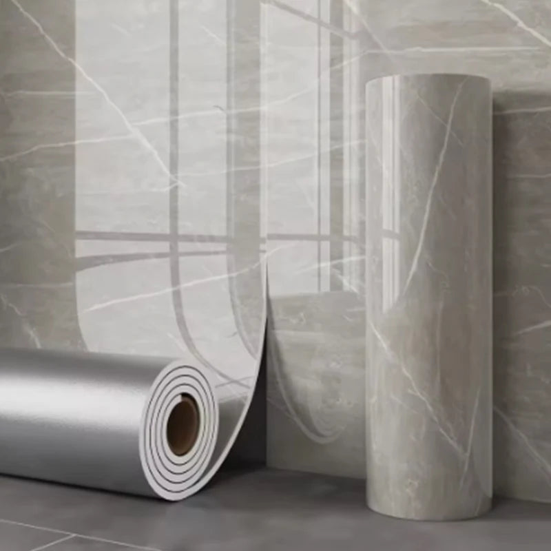 1 Roll Marble Thick Foam Bedroom Wallpaper Imitation Tile Self-Adhesive Bathroom Waterproof Wall Sticker Living Room Decoration