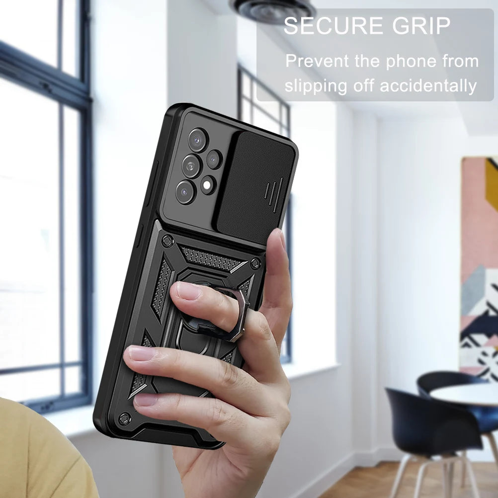 A52 A52s For Samsung A52S 5G Case Shockproof Slide Lens Protector Armor Phone Cover For Samsung Galaxy A52 5G Case Coque Fundas