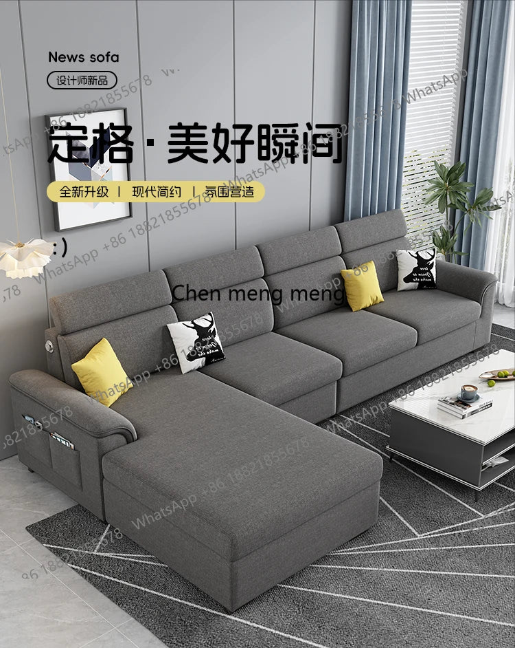 a38 Sleeper Bed Queen Sofa Living Room Designer Modern Nordic Sofa Foldable Sectional Articulos Para El Hogar Furnitures