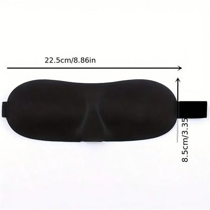 1 Smooth Natural Sleep Mask - Fully Adjustable Shoulder Strap, Suitable for Women and Men - Essential for Travel, Peaceful Sleep