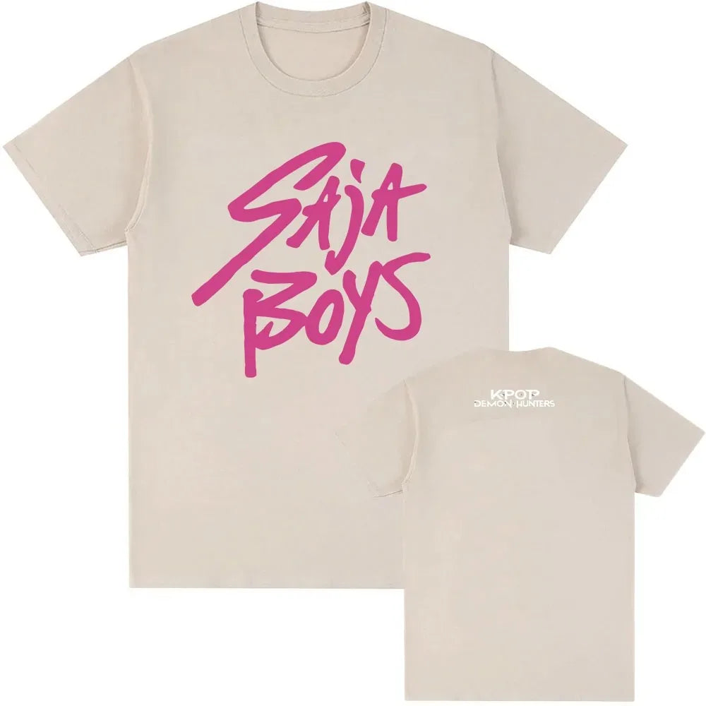 KPop Demon Hunters Tshirts Summer  Female Male  T-shirt Streetwear Hip Hop Fashion Casual T Shirt Tees
