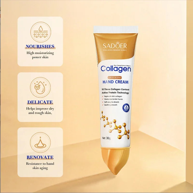 Hand Cream Beauty Health Body Lotion Collagen Anti-wrinkle Removal Hand Cream Moisturizing Nourish Whitening Exfoliating Lotion