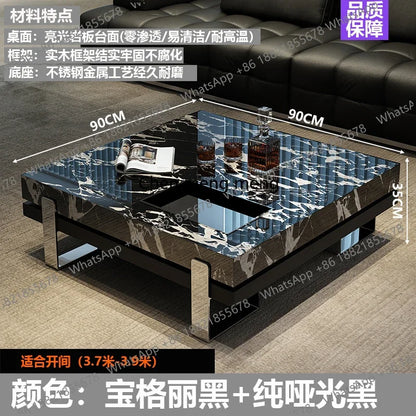A50 Luxury Designer Side Table Modern Bedroom Living Room Kitchen Organizer Moving Coffee Table Writing Couchtisch Home Furnitur
