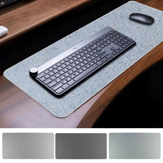 New Modern Linen Mouse Pad Rubber Waterproof Keyboard Mice Mat Leather 80*30cm Computer Laptop Mousepad Home Office