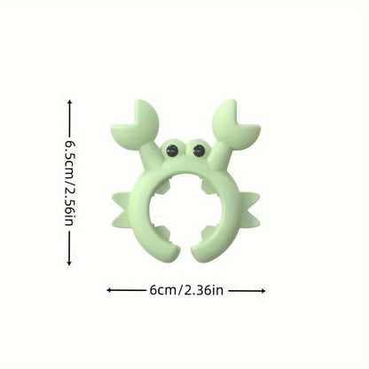Crab-Shaped Silicone Spatula Holder - Heat-Resistant Kitchen Utensil Rest, Essential Cooking Accessory for Safe and Easy Storage