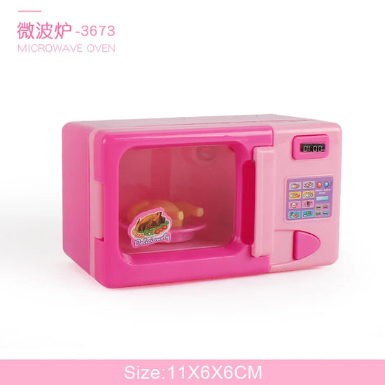 Simulation Kitchen Mini Appliances Washing Machine Rice Cooker Children'S Toys Girls Pretend Playtoys Children'S Birthday Gifts