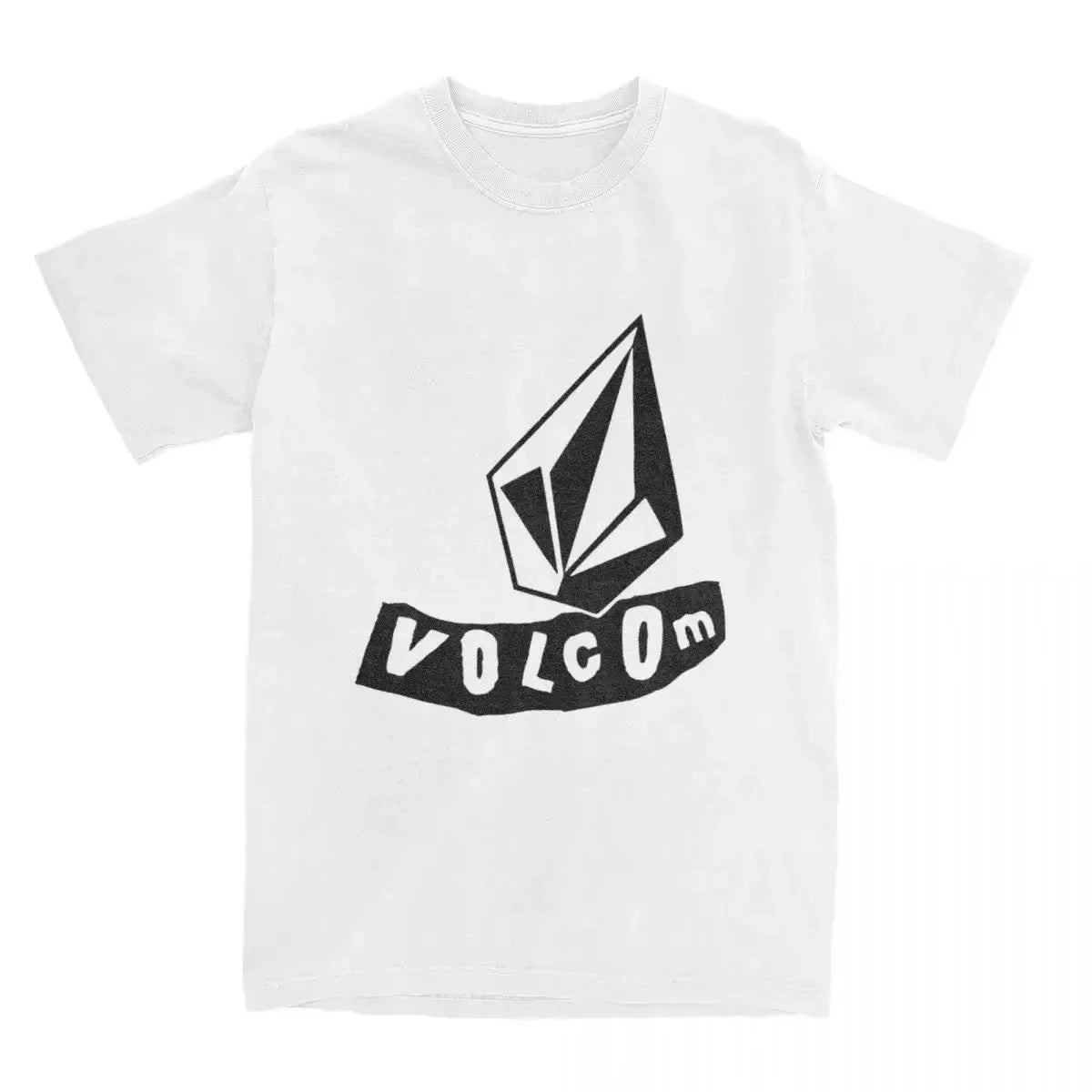 Volcom Men Women Cotton T-shirt Luxury Brand Fashion Big Size Top Casual Short Sleeve Streetwear Classic Print Loose Tee 2025
