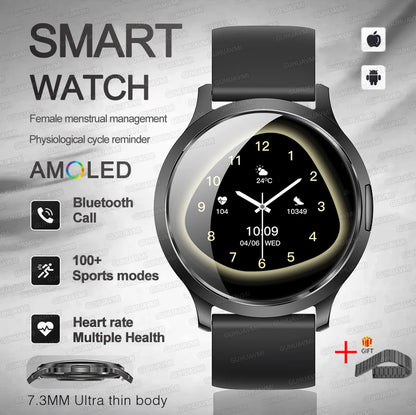 2025 New Smart Watch For Women Gift 1.32 Inch Full Touch Screen Sports Fitness Watches Bluetooth Calls Digital Smartwatch Ladies