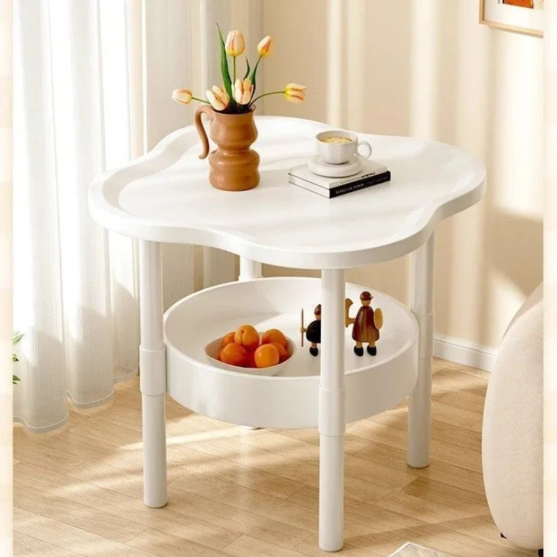 Durable coffee table bedroom side table bedside table modern simple small tea table multifunctional storage shelf small desk