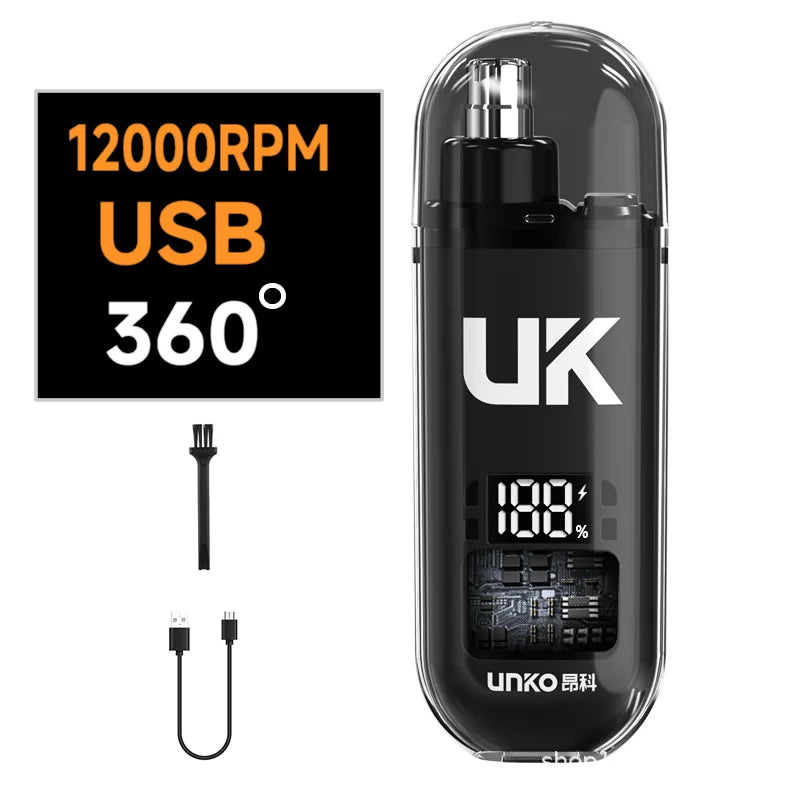 Portable electric nose hair trimmer, cut nose hair without harming the nasal cavity, put household appliances in your pocket