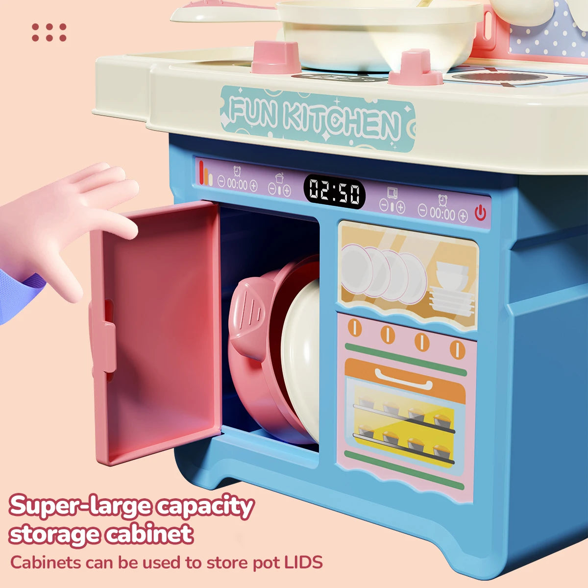 Simulated Kitchen Toy Play Set Miniature Food Pretend Play House Appliance Laundry Cookware Children Role-Playing Toys Girl Game
