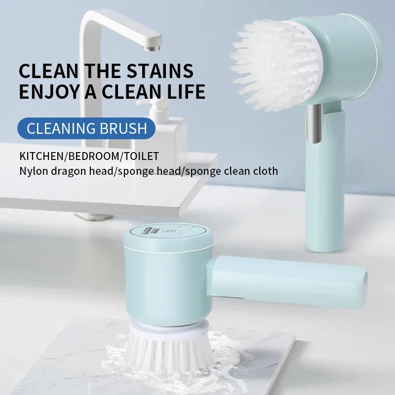 Wireless Handheld Electric dishwasher Kitchen Rechargeable Electric Cleaning Brush Bathroom Tile Professional cleaning Machine