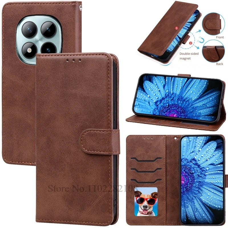 M8/M8 Pro 5G Case For Poco M8 Case Wallet Leather Flip Cover For Xiaomi Poco M8 Pro 5G Case Soft Silicone Cover Coque Fundas