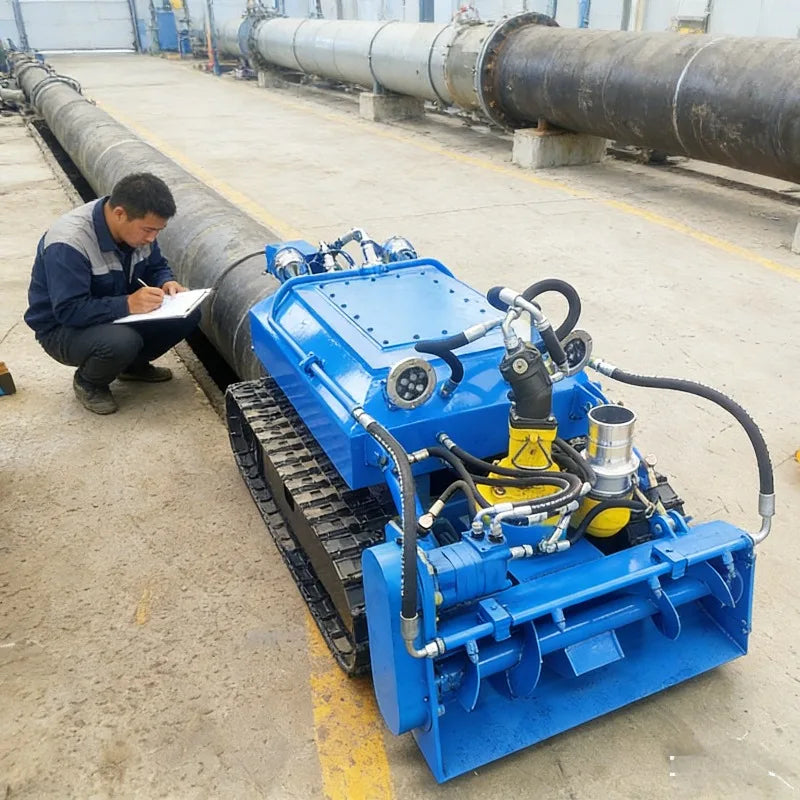 Customized Remote Control Dredging Robot Fully Automated Underwater Pond Septic Tank Cleaning Machine