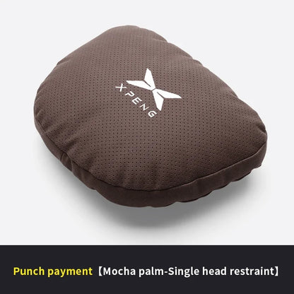 XPENG P5 P7 G3 G6 G9 X9 N5 F57 BETA Car Headrest Neck Support Seat Lumbar Cushion Breathable Soft Neck Pillow Auto Accessories
