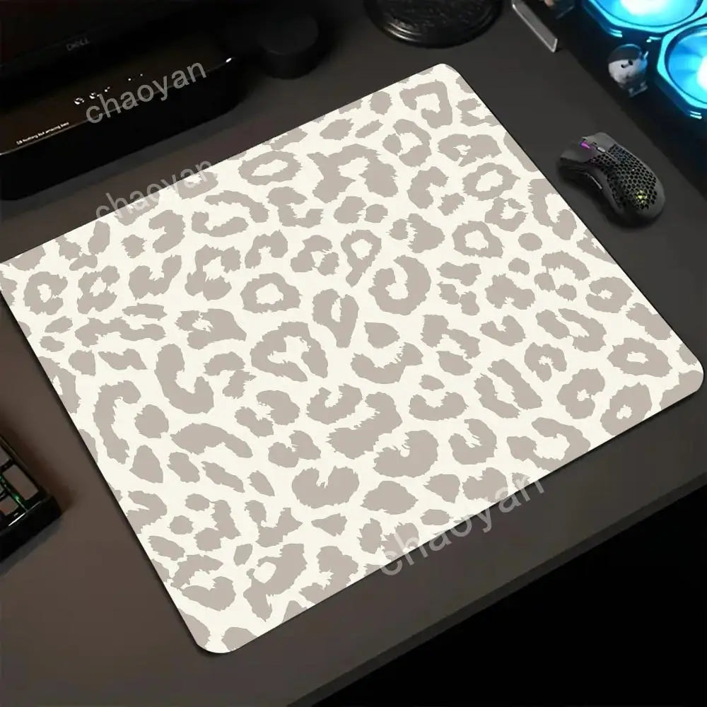 Leopard print pattern   Mouse Pad Large Computer Office Game Table Mats small Rubber Anti-slip Gaming Keyboard desk Pads