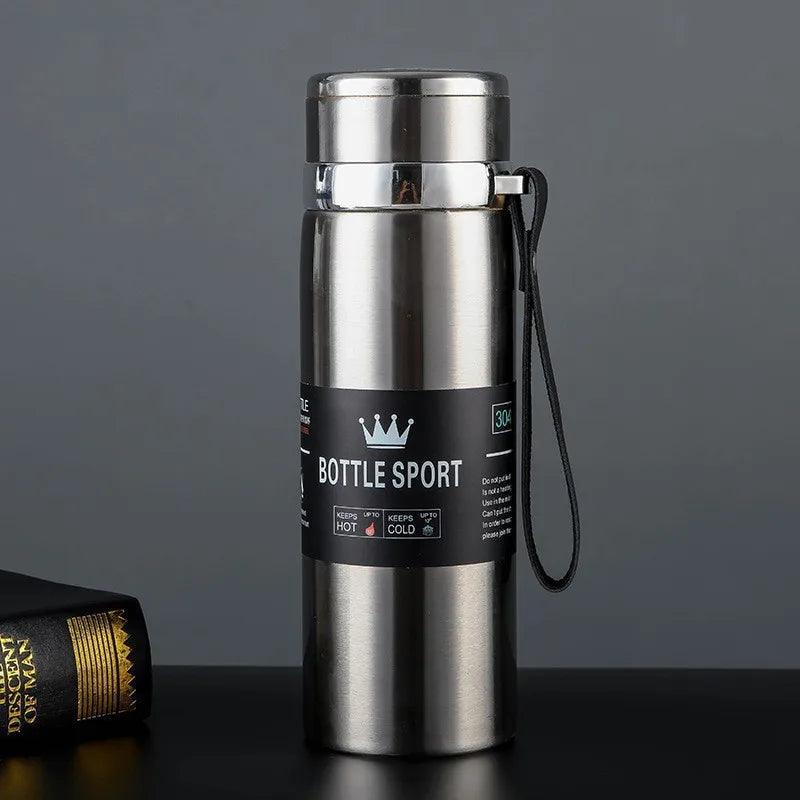 316 Stainless Steel Thermos Cup Sports Home Travel Kettle Portable Sling Kettle Large Capacity Outdoor 800ml