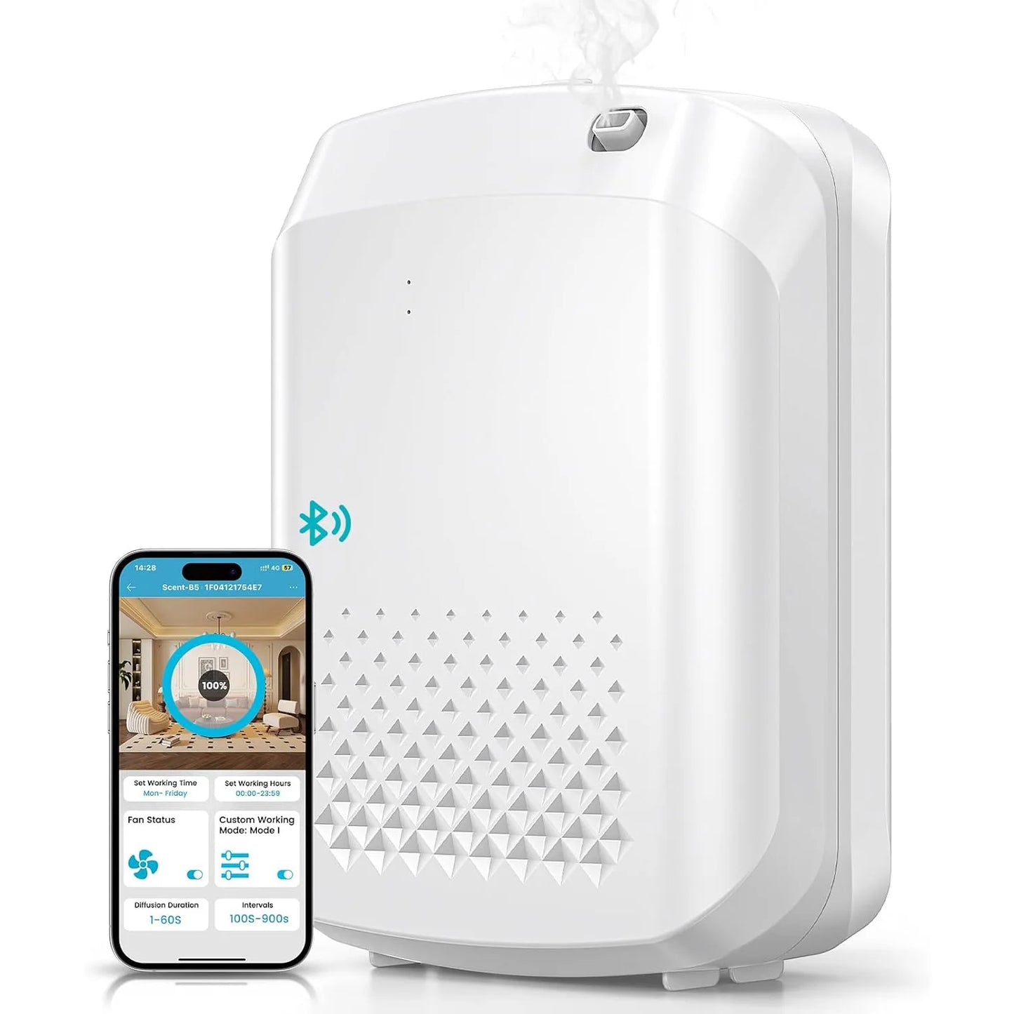 2026 Upgrade WiFi Smart Scent Air Machine for Home, Hotel, Spa, Office, 1500 Sq. 400ML Bluetooth Hotel Collection Diffuser