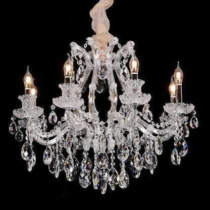 Maria Theresa Crystal Chandelier Luxury Decora Indoor Lighting For Lobby Living Room Bedroom Kitchen E14 Candle Ac Fixture Light