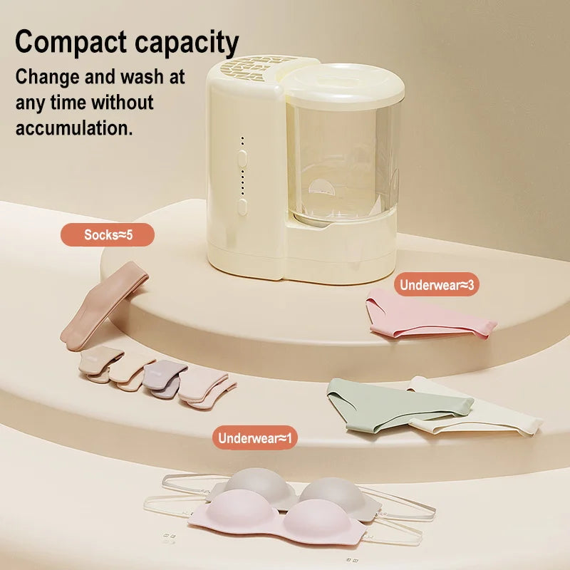 USB Electric Makeup Brush Cleaner Portable 2 In 1 Makeup Brushes Cleaner Cleaning Underwear Washing Machine Laundry Cup