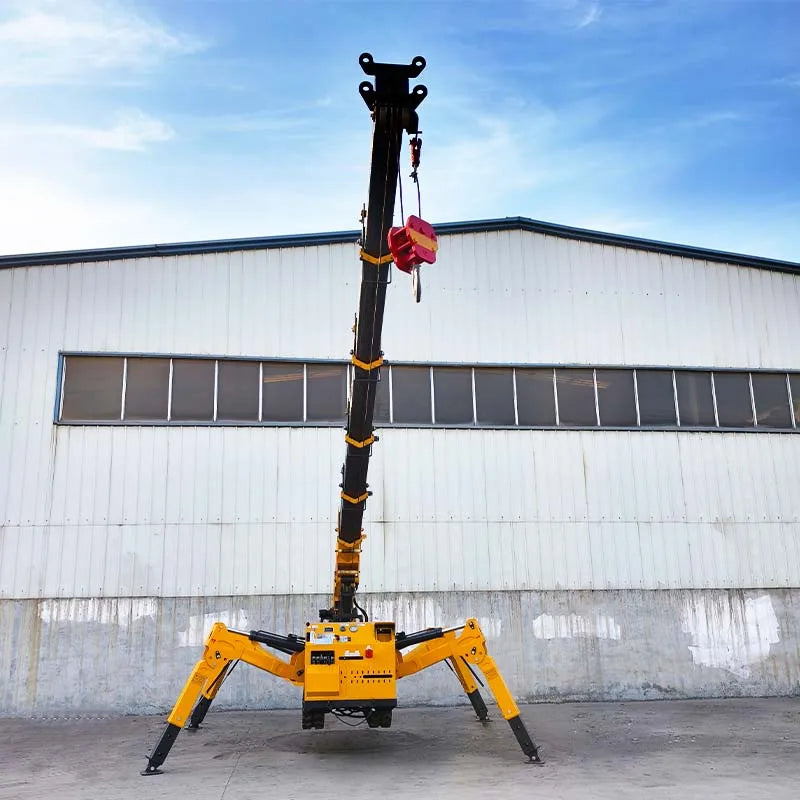 5T-12T Tracked Spider Lift and Crane Inventory, Ultimate Versatility for Rental Firms and Large-Scale Construction Contractors