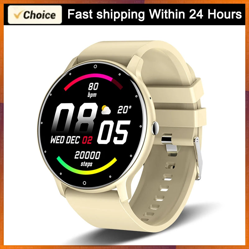 LIGE New Smart Watch Women Men Ladies Gift Sport Fitness Men Watches Heart Rate Monitoring Waterproof Smartwatch For Android IOS