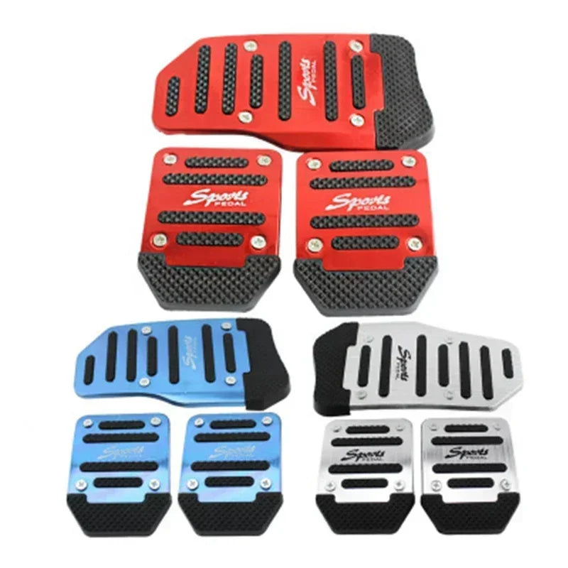 Automotive pedal aluminum alloy universal type modified brake accelerator clutch aluminum alloy pedal anti-skid pad Accessories