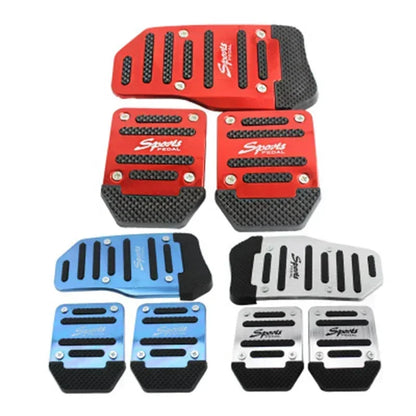Automotive pedal aluminum alloy universal type modified brake accelerator clutch aluminum alloy pedal anti-skid pad Accessories